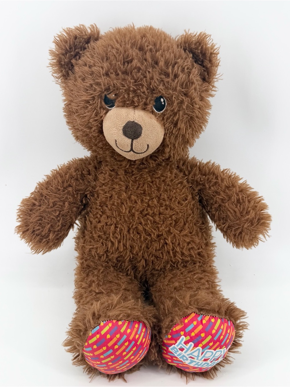 Build-A-Bear Happy Birthday Celebration Brown Teddy Bear 16” Plush 2019